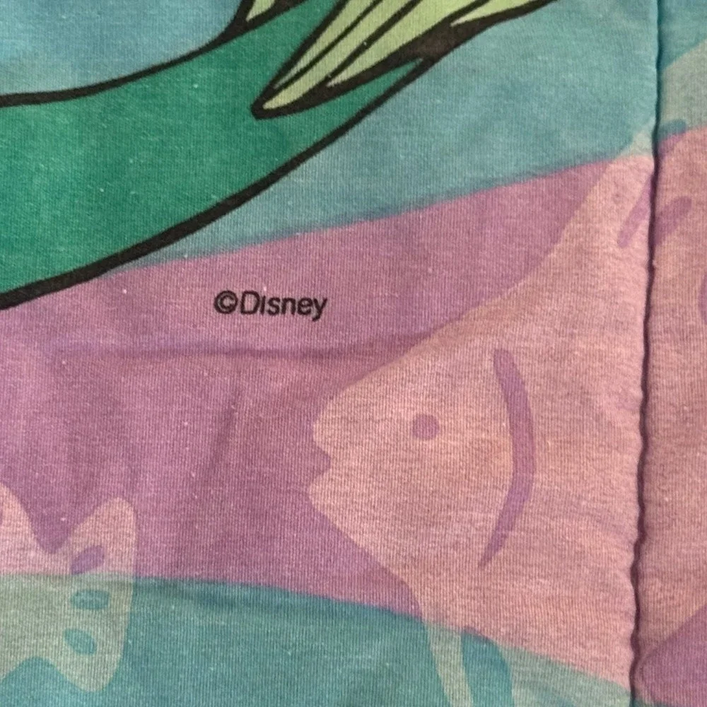 Vintage Disney's The Little Mermaid Twin Comforter 1989/1990s